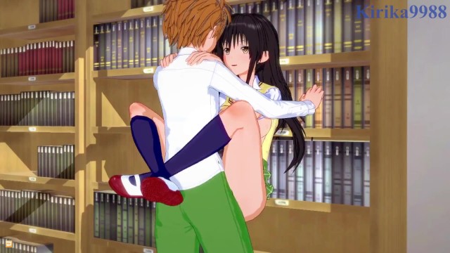 【3D】凯和由纪在一个废弃的图书馆发生了激烈的性爱的!
