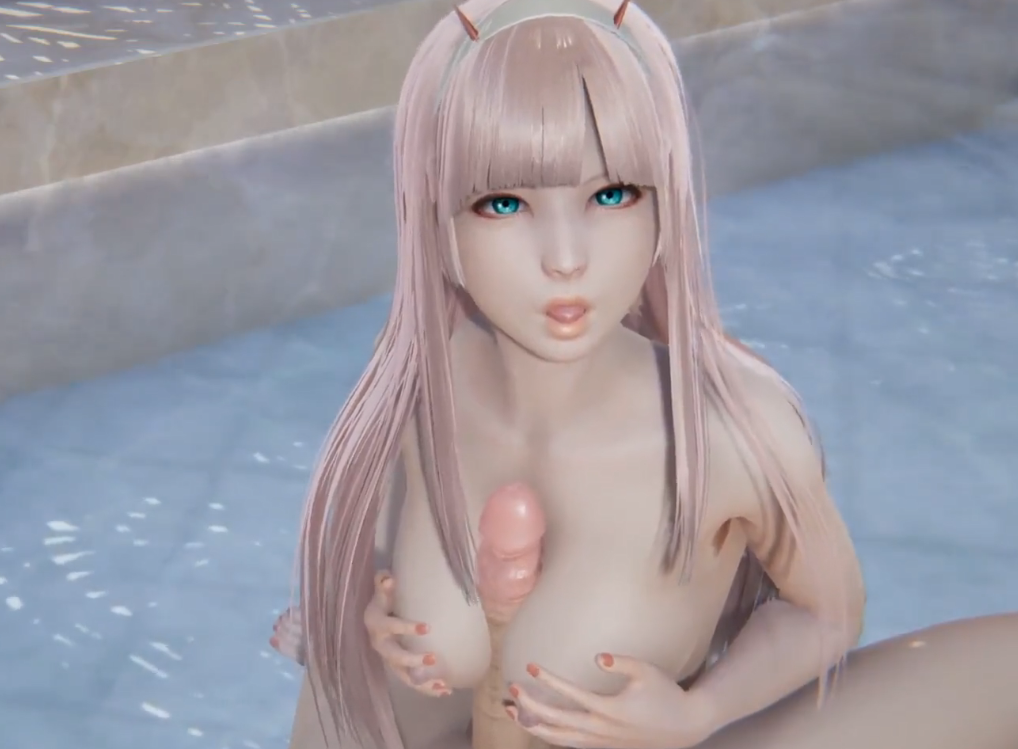 【3D】浴室里享受乳交深喉口爆的!